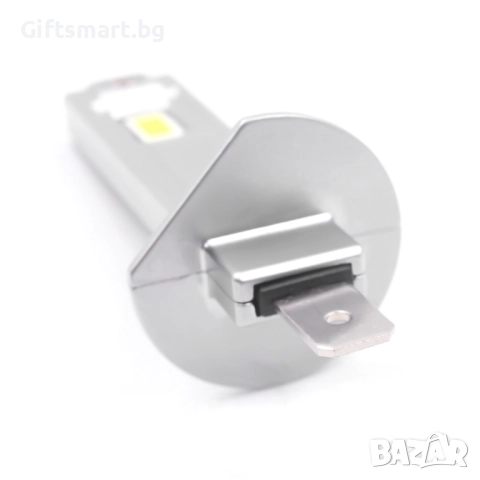 Комплект-2 LED Крушки H1, 2x14 вата, 6x1см, Без Вентилатор,Без Кабел , снимка 2 - Аксесоари и консумативи - 52341111