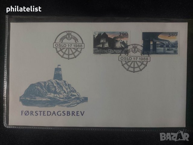 Норвегия 1988 - FDC