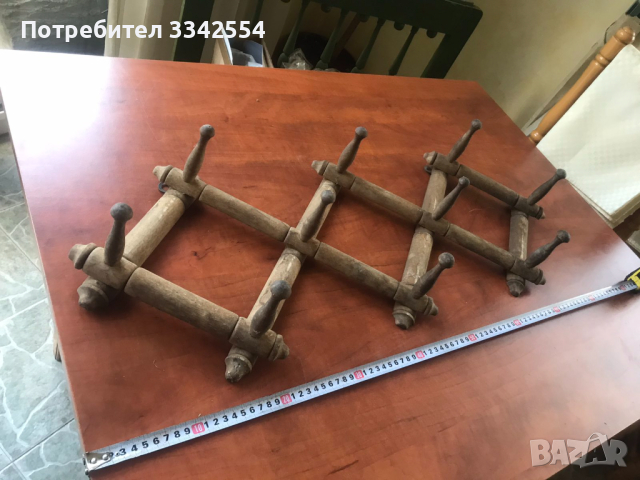 ЗАКАЧАЛКА ОКАЧАЛКА ДЪРВО РАЗТЕГАТЕЛНА СТЕННА РАЗДВИЖНА, снимка 5 - Други ценни предмети - 44925632