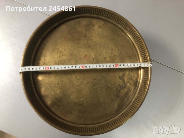  месинг, поднос, маса за чай, поднос, ориенталски стил, Мароко, антик, ръчна изработка, снимка 3 - Антикварни и старинни предмети - 42860930