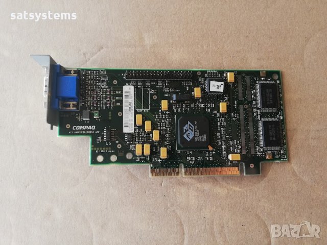 Видео карта Compaq ATi Rage Pro Turbo 4MB AGP, снимка 1 - Видеокарти - 35426291