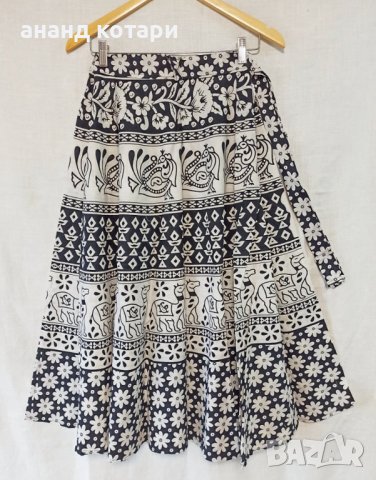 Индийска памучна пола - прегърни ме, снимка 2 - Поли - 36605313