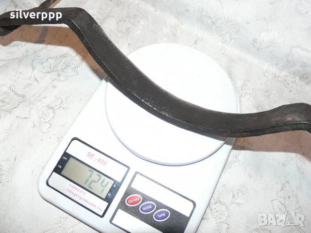  Стар масивен кован рукан , снимка 5 - Други инструменти - 32076125