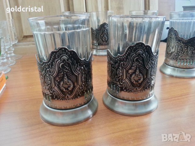 Руски термо стъклени чаши, снимка 10 - Антикварни и старинни предмети - 36634923