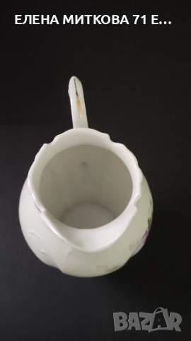 Една прекрасна барокова порцеланова каничка/латиера, снимка 6 - Антикварни и старинни предмети - 52564903