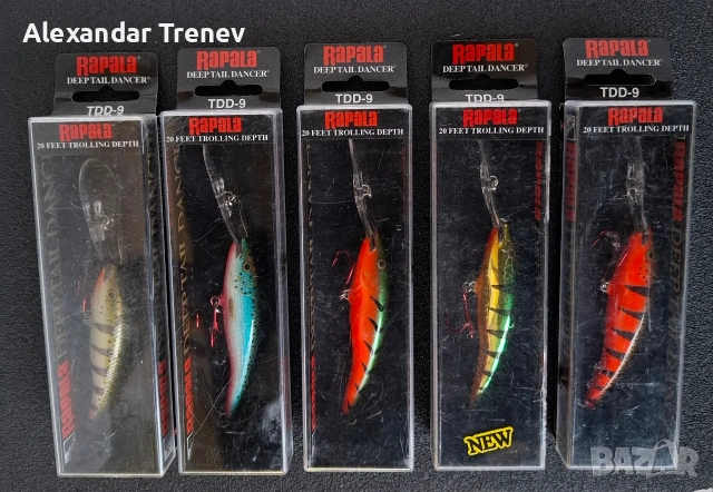 Воблери Rapala TD и TDD, снимка 7 - Такъми - 54168718