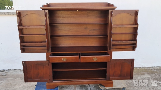 Шкаф винтидж за кухня №51, снимка 4 - Шкафове - 51834812