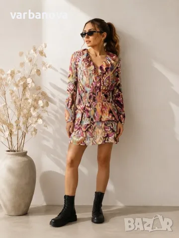 Zara Нова цветна  рокля 