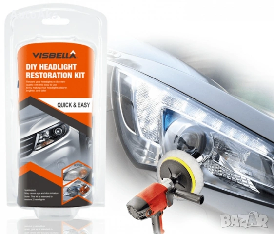 Ремонтен комплект за полиране на фарове - Visbella