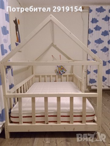 Детско легло тип къщичка, снимка 4 - Спални и легла - 35404386