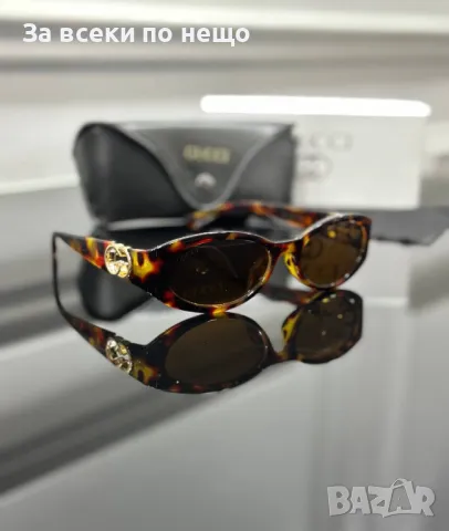Gucci Слънчеви Очила С UV400 Защита С ПОДАРЪК🎁Калъф Гучи - Различни Цветове Код E78, снимка 2 - Слънчеви и диоптрични очила - 50229593