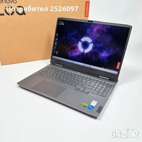 Lenovo LOQ/15,6” 144Hz IPS/i5-12450H/16GB DDR5/RTX 2050/512GB NVMe, снимка 2 - Лаптопи за игри - 50650723