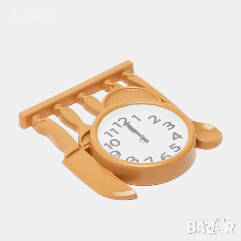 6119 Стенен часовник Кухня декоративен кухненски часовник Кухненски прибори, снимка 3 - Стенни часовници - 51744456