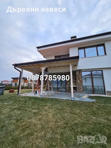 Изграждане на дървени навеси , снимка 4 - Ремонти на покриви - 49483225