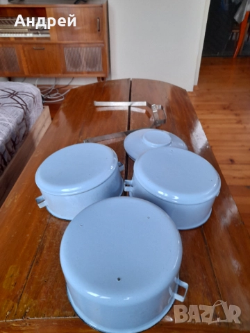 Стари емайлирани съдове за храна #6, снимка 5 - Други ценни предмети - 52123081