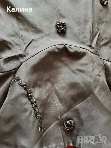 Официална черна пола с 3D цветя, снимка 6 - Поли - 47523648