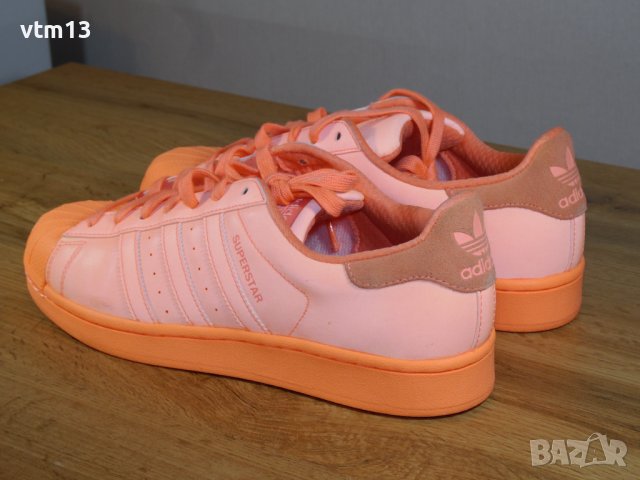 Adidas Superstar Adicolor Sun Glow - 42 номер Рефлективни!, снимка 6 - Маратонки - 39555870