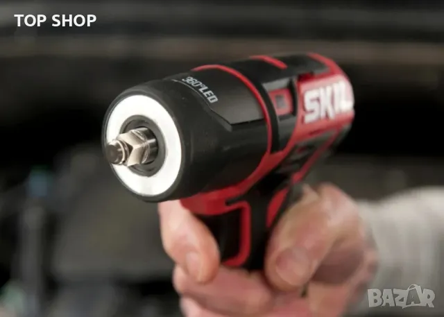 Ударен акумулаторен гайковерт SKIL SD1E2280DA комплект със 12VС батерия 2.0Ah и бързозарядно, снимка 2 - Гедорета - 48934872