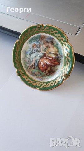 Антикварна порцеланова миниатюра на Limoges , снимка 4 - Антикварни и старинни предмети - 38180496