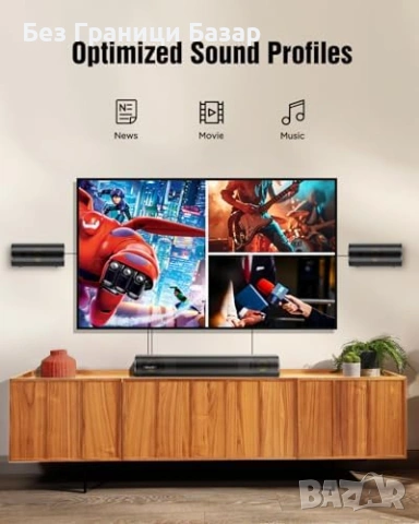 Нов 4.1 Dolby Atmos Саундбар 300W с 5.25" Субуфер и Съраунд Звук Колони, снимка 8 - Аудиосистеми - 53033709