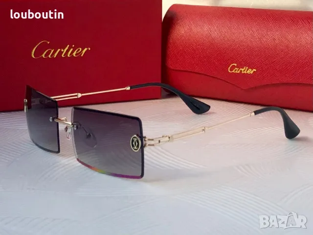 Cartier 2024 мъжки слънчеви очила дамски унисекс 3 цвята, снимка 17 - Слънчеви и диоптрични очила - 48008552