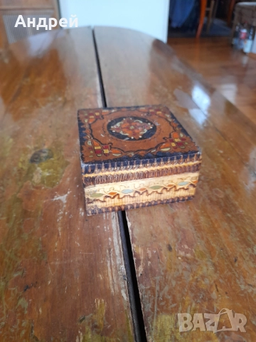 Стара дървена кутия #10, снимка 3 - Други ценни предмети - 52171607