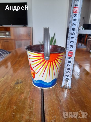 Стара детска кофа,кофичка #14, снимка 2 - Антикварни и старинни предмети - 39458735