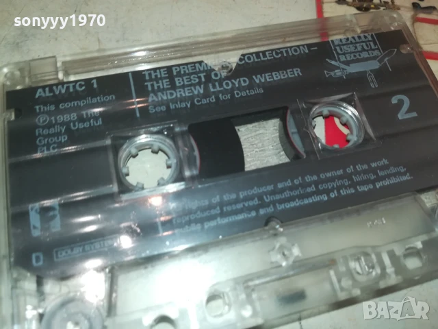 ANDREW LLOYD WEBBER-ORIGINAL TAPE 0308251726, снимка 11 - Аудио касети - 51237552