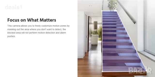 ANNKE 3MP WiFi IP Смарт Безжична Камера Двупосочно Аудио Видео Обаждане Нощна Лампа O-Kam Pro APP, снимка 9 - IP камери - 48889849