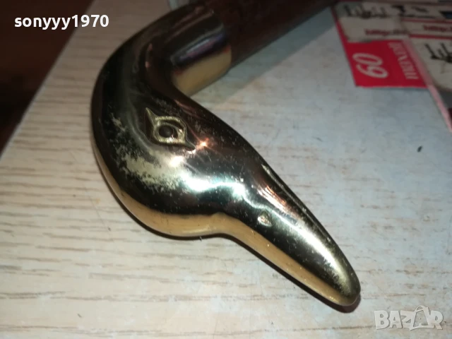 месингова масивна обувалка 55см 0408251312LCHERY, снимка 7 - Антикварни и старинни предмети - 51246561