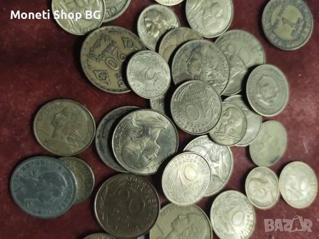 40бр монети Франция, снимка 3 - Нумизматика и бонистика - 50060492