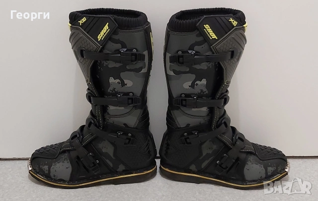Ботуши за мотокрос Shot Race Gear X10 N°42, снимка 2 - Аксесоари и консумативи - 53926342