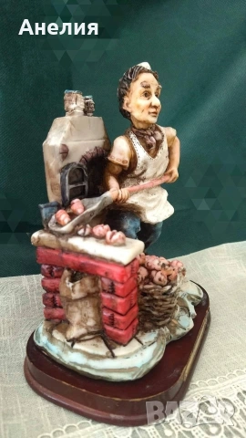 Фигура на пекар от Италия , снимка 2 - Декорация за дома - 54152539