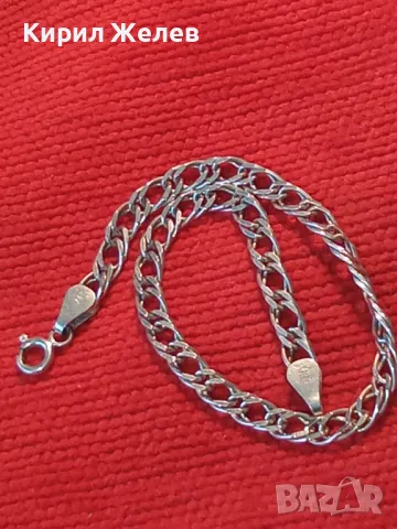 ИЗИСКАНА ИТАЛИАНСКА СРЕБЪРНА ГРИВНА СРЕБРО 925 ITALY КЛАСИЧЕСКА РЪЧНА ВИНТИДЖ АРТ ПЛЕТКА 49415, снимка 11 - Гривни - 48901289