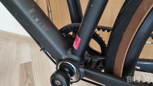 Градски велосипед с ремък Cube Hyde Race 2021, размер L, снимка 11 - Велосипеди - 44596798