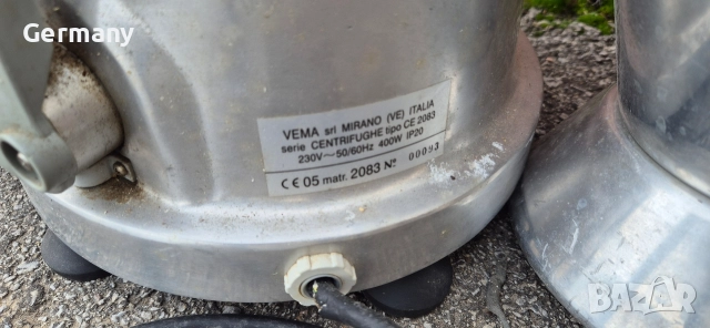 професионална сокоистисквачка VEMA, снимка 6 - Обзавеждане на кухня - 52725934