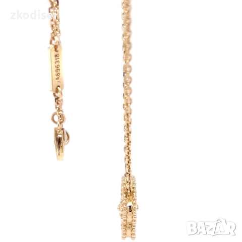 Златно колие Van Cleef 7,34гр. 46см. 14кр. проба:585 модел:22485-5, снимка 2 - Колиета, медальони, синджири - 44512148