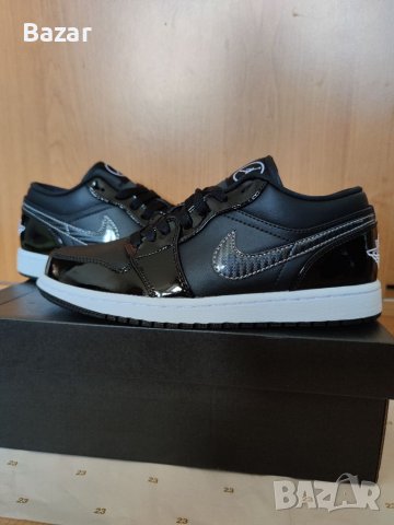 Nike Air Jordan 1 Low Carbon Black All Star размер 42 номер обувки маратонки черни кецове мъжки , снимка 12 - Маратонки - 39197684