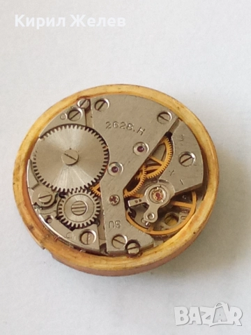 Механизъм с циферблат от стар ръчен часовник 52081, снимка 4 - Мъжки - 52254134