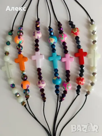 Гривни на конец.Гривни с талисмани за късмет. Йога гривни., снимка 7 - Гривни - 48518821