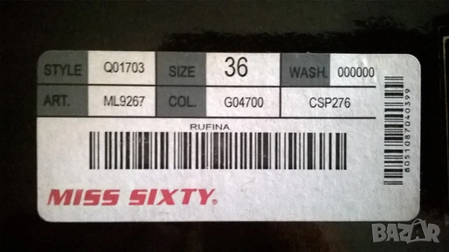 Miss Sixty оригинални кожени обувки Uk3/36 , снимка 9 - Дамски ежедневни обувки - 53897179