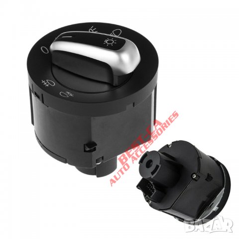 Ключ копче бутон за светлини Volkswagen Golf Passat Caddy Jetta Sharan, снимка 3 - Аксесоари и консумативи - 37925744