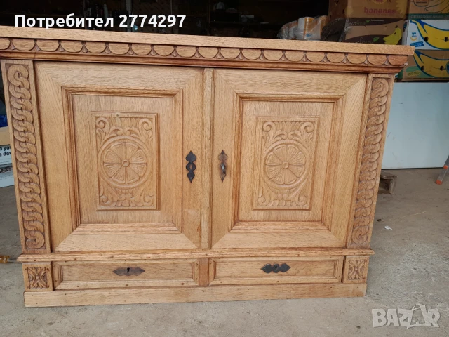 Стар Датски масивен шкаф(скрин), снимка 1