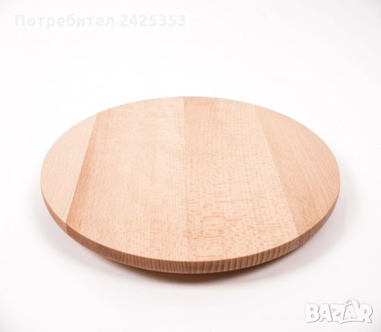 Въртящо се дървено плато за сервиране на ордьовър: 30, 35, 40см.