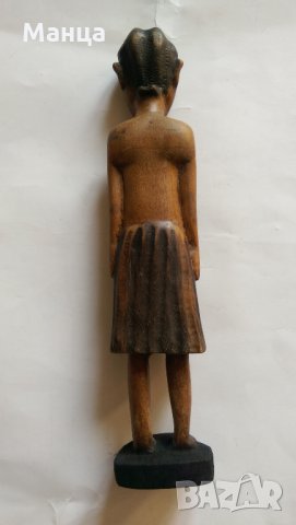  Африканска фигура, снимка 8 - Антикварни и старинни предмети - 28761088
