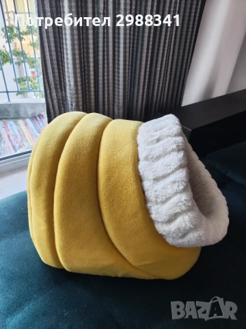 Кучешка/котешка колибка с възглавница в отлично състояние!, снимка 5 - Други стоки за животни - 50663404