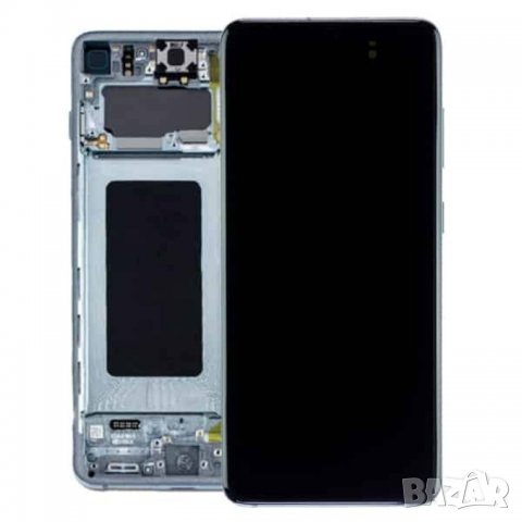 ДИСПЛЕЙ С ТЪЧ СКРИЙН SAMSUNG GALAXY S20 PLUS SM-G985 SM-G986 GH82-22145D BLUE ОРИГИНАЛЕН SERVICE PAC