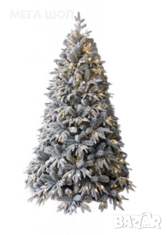 Коледна елха с вградени лампички по връхчетата, снимка 4 - Декорация за дома - 52586148
