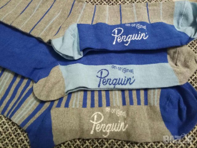 Нов к-т Original Penguin 3 Pack Socks In Gift Box , снимка 9 - Мъжки чорапи - 30715949