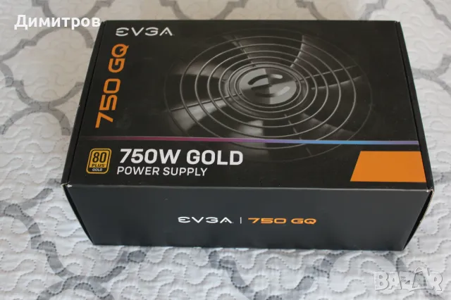 Захранване 750W EVGA GQ 80+ GOLD, снимка 2 - Захранвания и кутии - 45766455